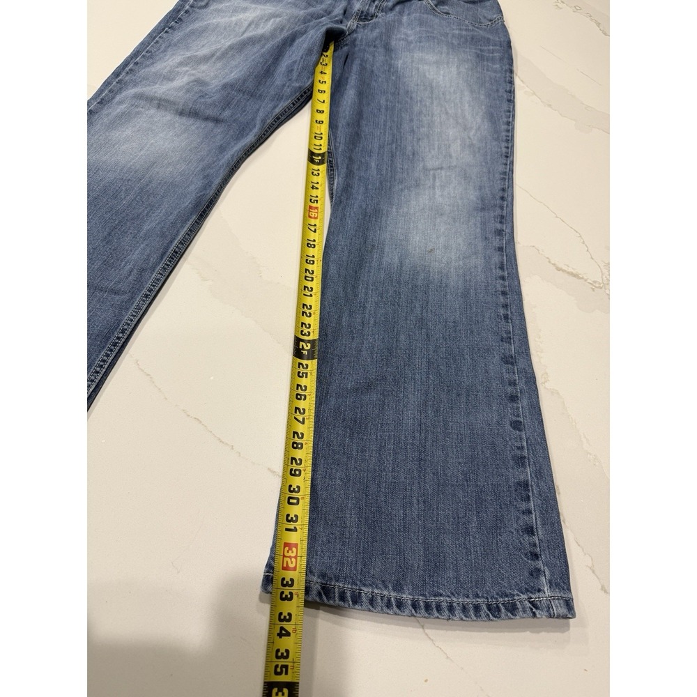 Cinch Jeans Mens 40x34 Dooley Relaxed Fit Blue Light Wash‎ Hand Sanded Bootcut - Picture 9 of 16